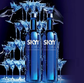 skyy 蓝天 伏特加 原味 40° 750ml*2