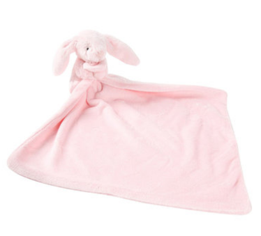 jELLYCAT 婴儿害羞邦尼兔安抚巾 粉色 33cm 1