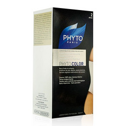 PHYTO 发朵 纯天然植物 染发剂 黑棕色 13.38(