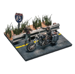 McFarlane TOYS 麦克法兰 行尸走肉 Daryl Dixon 机车弩哥+上层监狱牢房套装+地下监狱牢房套装
