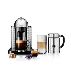 Nespresso 雀巢 A+GCA1-US-CH-NE VertuoLine胶囊咖啡机+包括 Aeroccino Plus打奶器