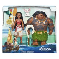 中亚prime会员:Disney 迪士尼 海洋奇缘 莫阿娜+毛伊人物 玩偶组合+Funko POP 莫阿娜 钥匙链