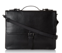 john varvatos Hallowell 男款真皮公文包