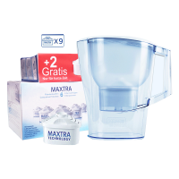BRITA 碧然德 Aluna系列 3.5升 滤水壶(1壶9芯)*2套+ 8只装 Maxtra 滤芯