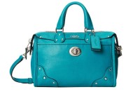 COACH 蔻驰 Crackle Leather Rhyder 24 Satchel 女士手提包