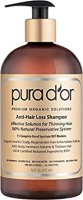 pura d'or Premium Organic Anti-Hair Loss 金标防脱洗发水 473ml