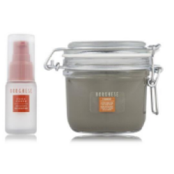 BORGHESE 贝佳斯 Borghese 净肌控油面膜 绿泥 212g+Curaforte 矿物营养强效润肤剂 15ml