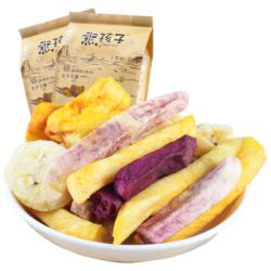 【京东超市】熊孩子 蔬果干235g*2袋 综合蔬菜