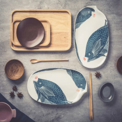 家居美物:鸡祥有鲤 喜庆而不俗套的杯盘碗碟