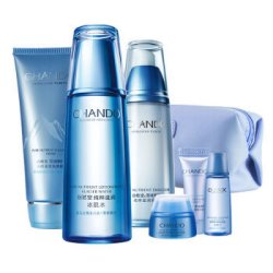 【京东超市】自然堂雪域精粹洁水乳基础套装(