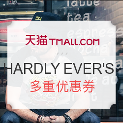 促销活动:HARDLY EVER'S 潮牌男装 6折起,多