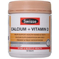 Swisse 钙+维生素D 补钙 150粒 12.5_Pharma