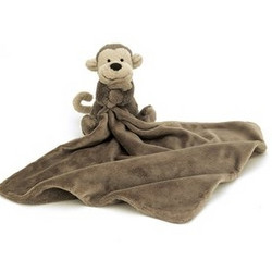 jELLYCAT 猴子款 婴儿安抚巾 棕色 139元包邮