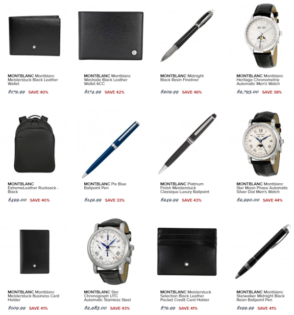 JOMASHOP MONT BLANC 万宝龙 qy977千亿国际娱乐网站腕表、皮具、文具促销