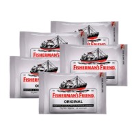 FISHERMAN'S FRIEND 渔夫之宝 特强润喉糖 原味 25g*5包*3件