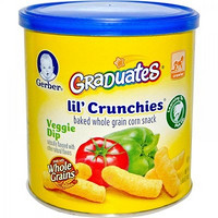 Gerber 嘉宝 Graduates Lil' Crunchies Mild Cheddar 蔬菜泡芙条 42g