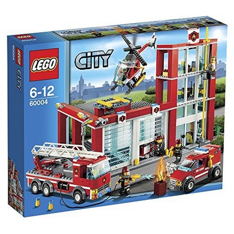 lego 乐高 city 城市系列 60004 消防总局