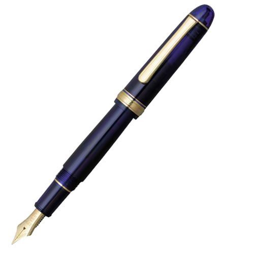 白金3776（PNB-10000）世纪款钢笔教堂蓝F尖日亚入手小试记要
