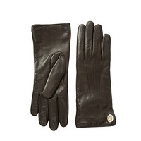 COACH 蔻驰 Iconic Leather Gloves 女士皮手套