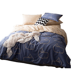 床上用品长绒棉纯棉四件套1.8米2.0床品床笠床