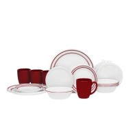 全球PrimeDay:Corelle 康宁餐具 Livingware Dinnerware 20-Piece Set 20件套