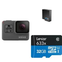 全球PrimeDay:GoPro HERO 5 Black 运动相机 电池/雷克沙32GB高速卡套装
