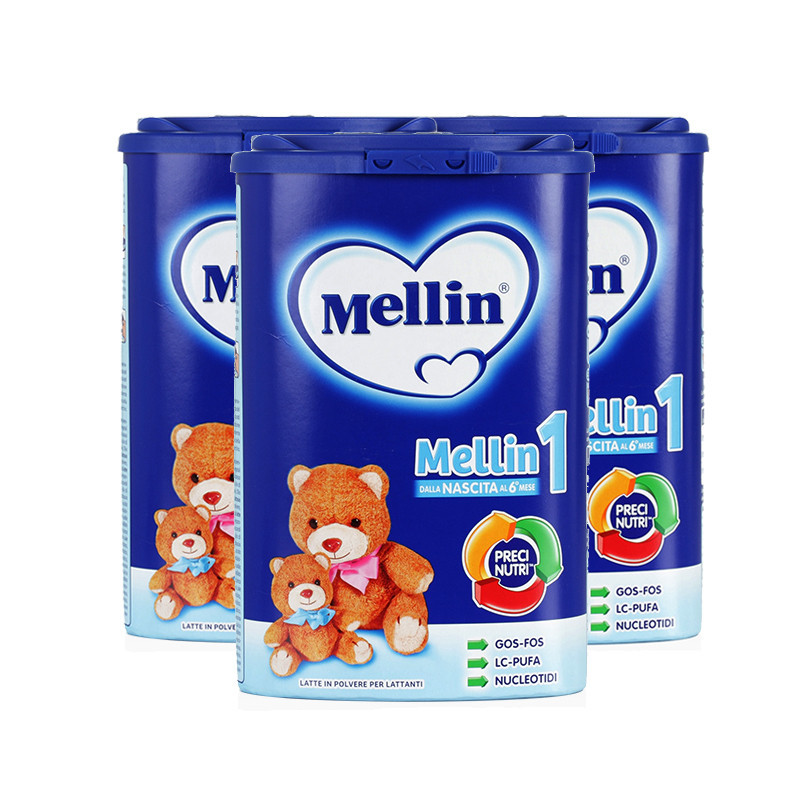 Mellin 美林 婴幼儿配方奶粉 1段 900克*3罐装