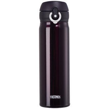 膳魔师（THERMOS）高真空不锈钢 时尚保温/保冷水杯 保温杯 男 JNL-500 500ml DPL 咖啡黑 *3件