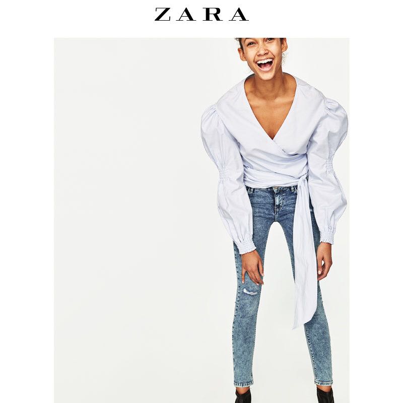 ZARA TRF 女士低腰修身牛仔裤 06855005406