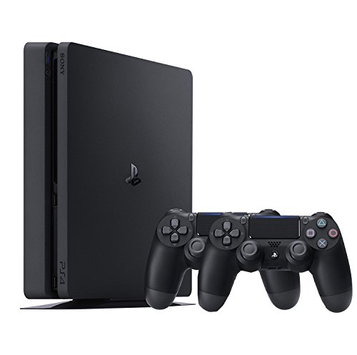 PlayStation 4 slim 双手柄 (500GB,黑色）