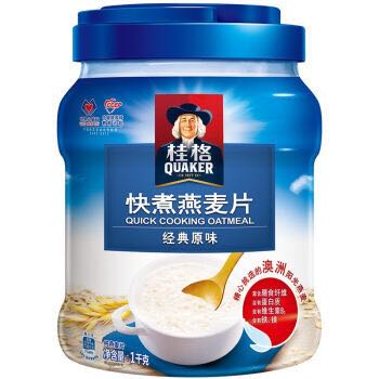 Quaker 桂格快熟 燕麦片 1000克 罐装 *4件