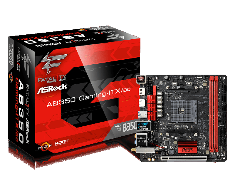 ASROCK 华擎科技 AB350 GAMING -ITX/ac 迷你ITX主板