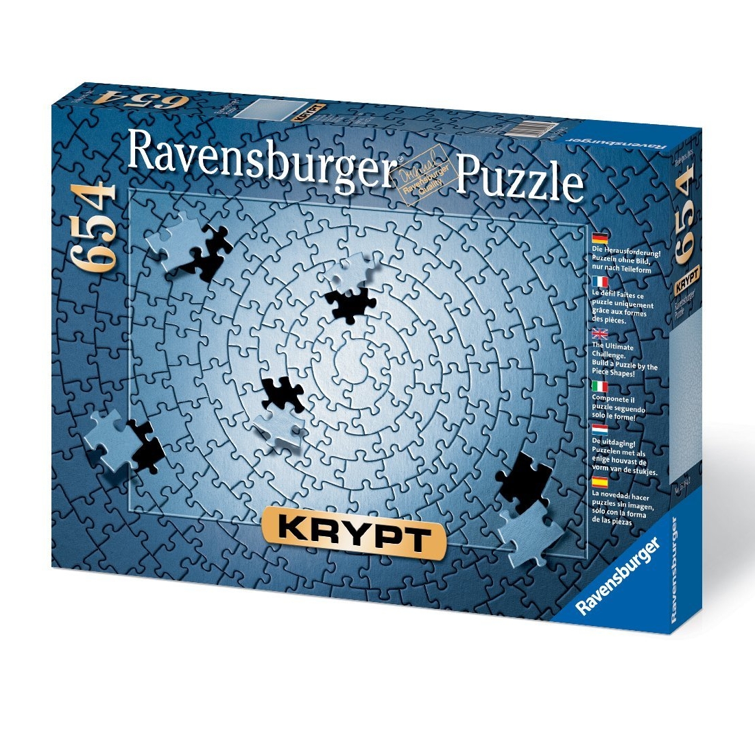 Ravensburger 睿思 超级挑战系列 旋转迷宫纯色拼图（654块）