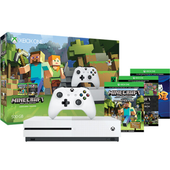 Microsoft 微软 Xbox One S 500GB《我的世界》同捆版主机