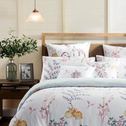 网易严选 丛林物语 双面印花磨毛四件套 251元