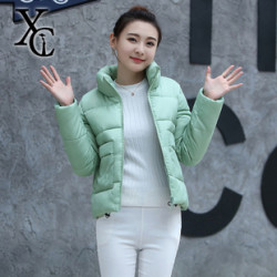 2017秋冬新款立领短款女学生韩国冬季小棉袄