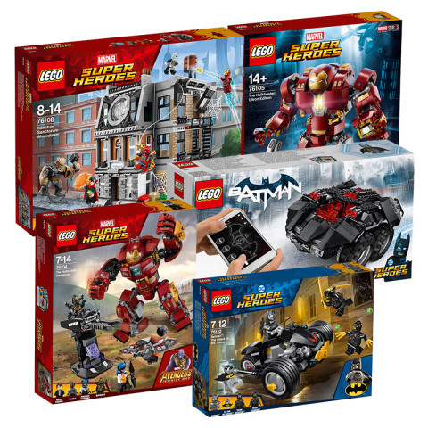 乐高 漫威英雄小颗粒拼装人仔男孩复仇者联盟